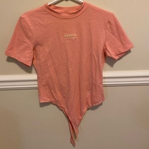Pink Adidas Bodysuit